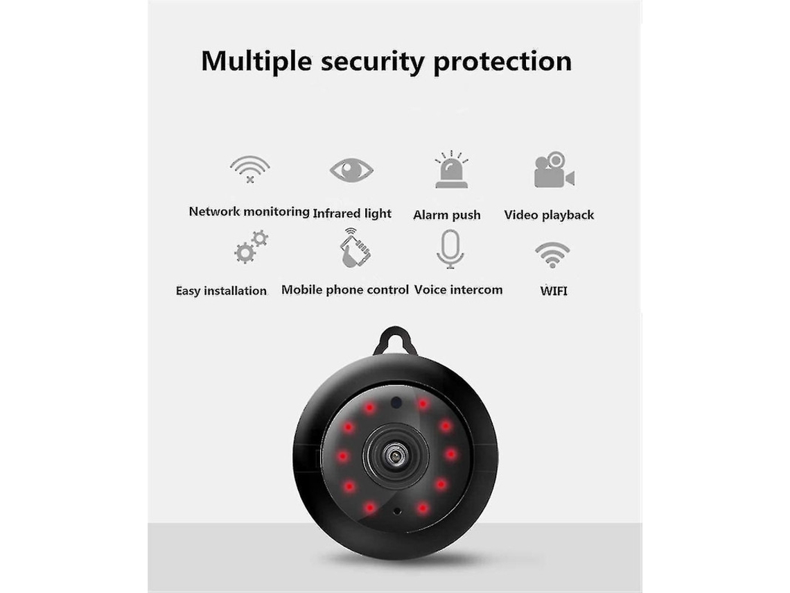 Câmera Oculta Wifi Compatível com Android / Ios Apppreto USHION