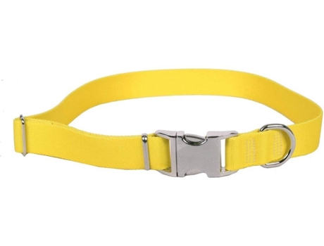 Coleira para Cães  (Amarelo - Poliéster - S - Porte Pequeno)