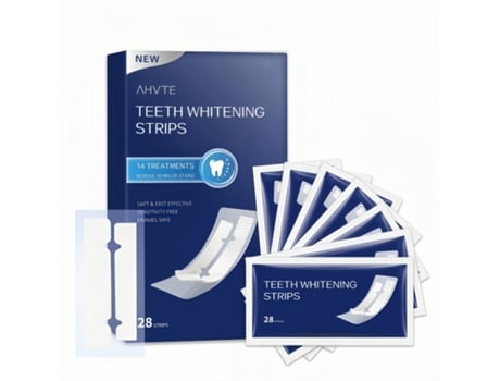 Tiras De Branqueamento De Dentes Sabor A Menta Suaves E Eficazes Baykar 14 Pares