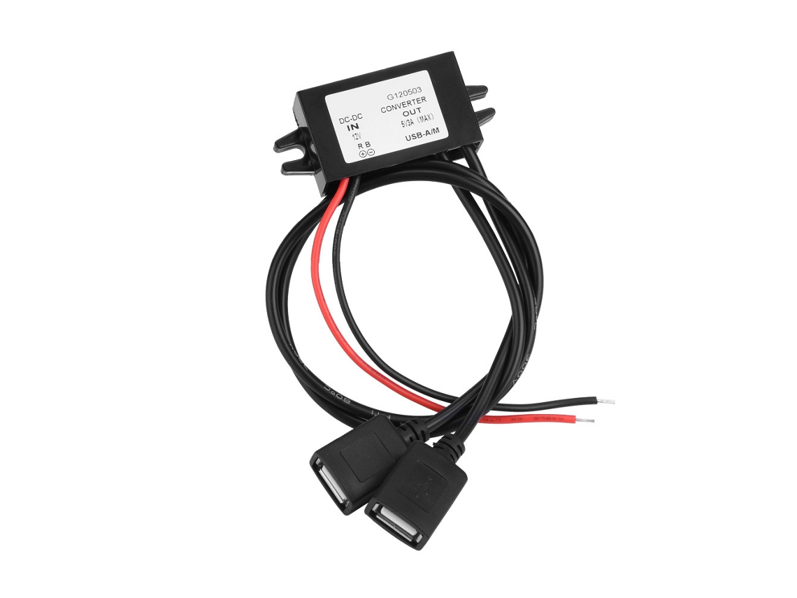 Laxiscreed Módulo De Fonte De Alimentação Com Duas Saídas Usb 12v Para 5v 3a