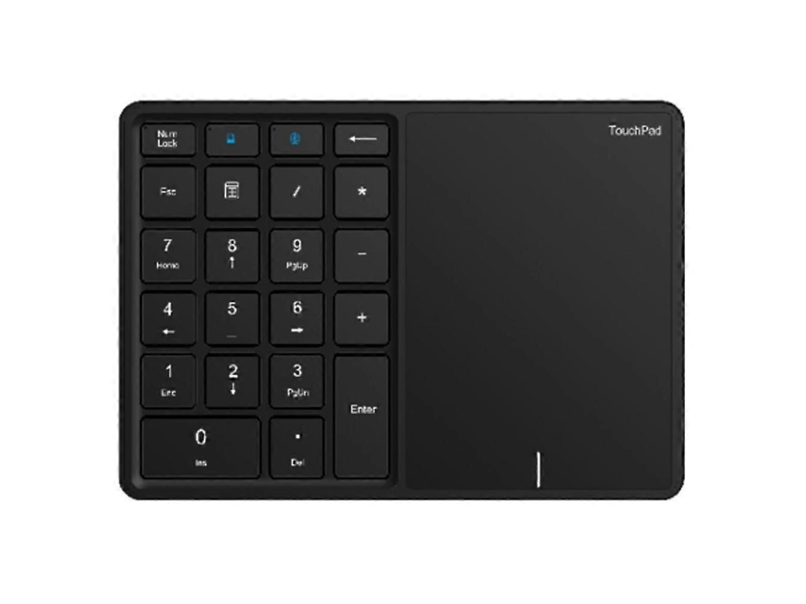 Teclado Numérico Sem Fio Usb + Bluetooth com Touchpad TAISHENGDA