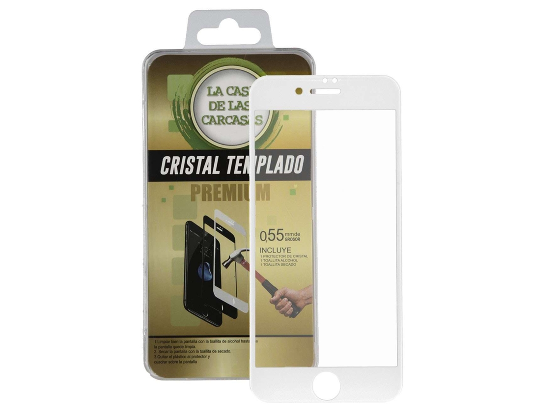 Película De Vidro Temperado Completa Branco Para Iphone 6