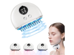 Pente De Massagem Elétrico Para Couro Cabeludo Luz Vermelha Ems Ohpa Dym041 Branco