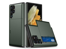 Adequado Para Capas De Celular Samsung E Capas Protetoras Anti-queda Para Cartões.verde Escuro - Note 10 Plus