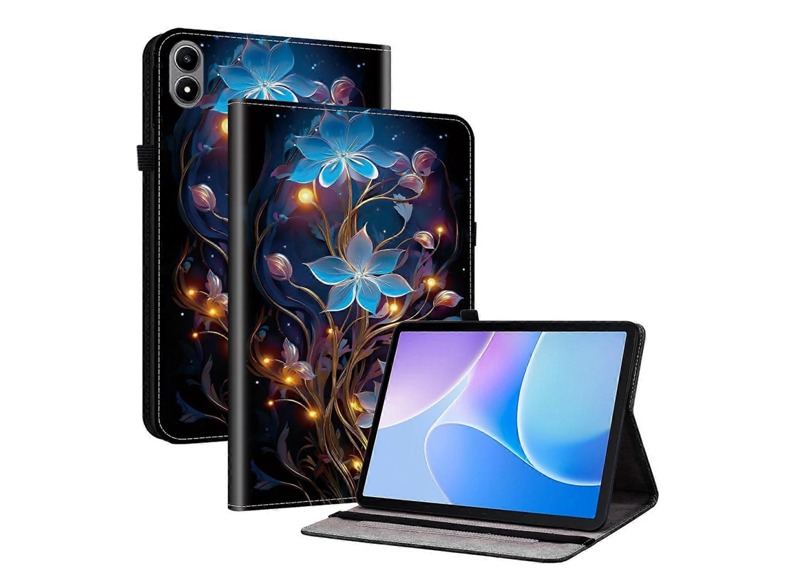 Capa de couro para tablet com textura de cristal colorido Webake