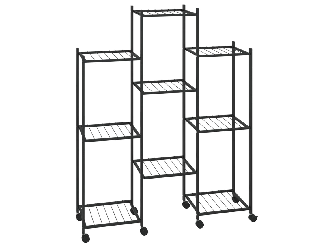 Flower Stand, Flower Stands Vidaxl Preto Ferro (n/a)