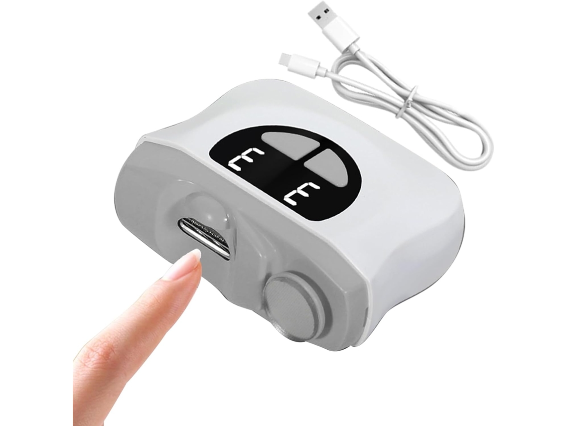 Cortador De Unhas Elétrico Recarregável, Silencioso, Corte Automático.
