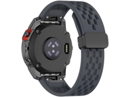 Pack 2X Bracelete Snapflow para Garmin Instinct 2S Cinzento e Verde VEANXIN