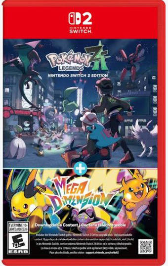 Pré-venda Jogo Nintendo Switch 2 Pokemon Legends Za Edition + Mega Dimension