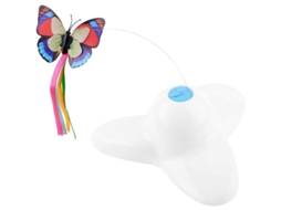 2026-brinquedo Para Gato Borboleta Rotatória Elétrica Rrq 360° Com 4 Borboletas Resistente E Antiderrapante