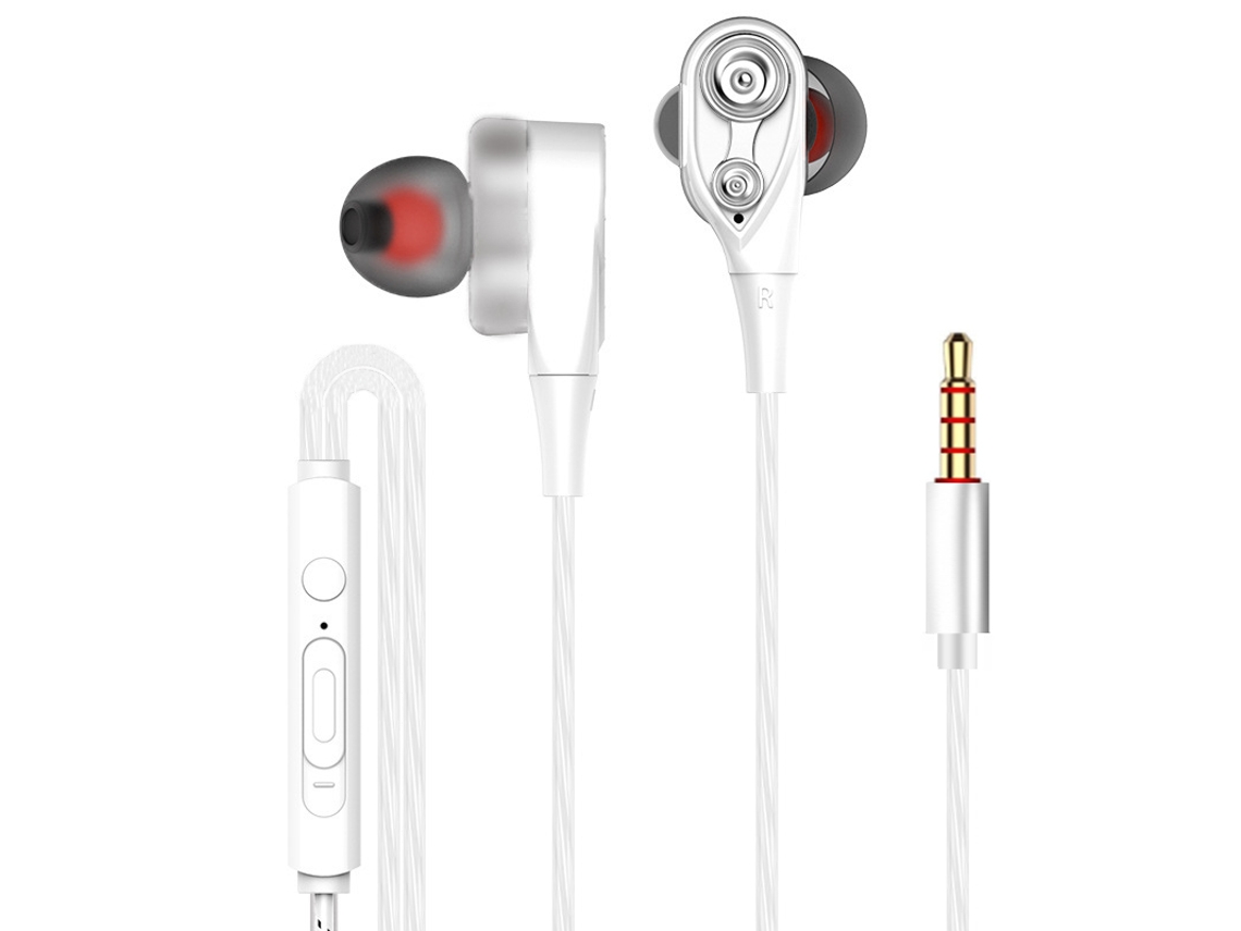 Fones de Ouvido Sem Fio com Gancho Microfone MDUG (branco)