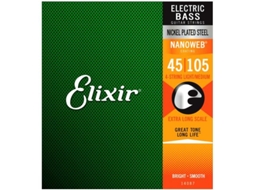 Elixir 14087 Nanoweb Xl Extra Longscale Medium