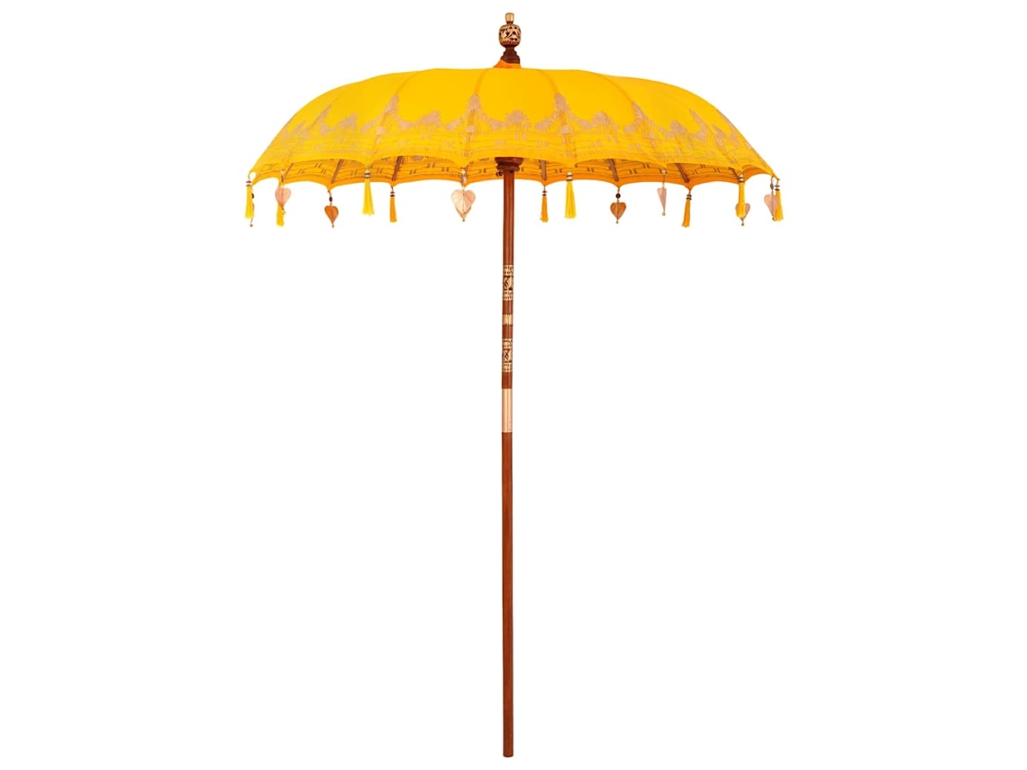 Parasol Balinês Amarelo 185 X 185 X 260 Cm MAISON EXCLUSIVE