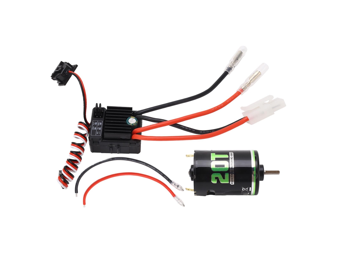 Mali kit Motor Esc de Escova 540 60a com Alta Torque, Anti interferência, Baixo Ruído para Crawler Diy 20t
