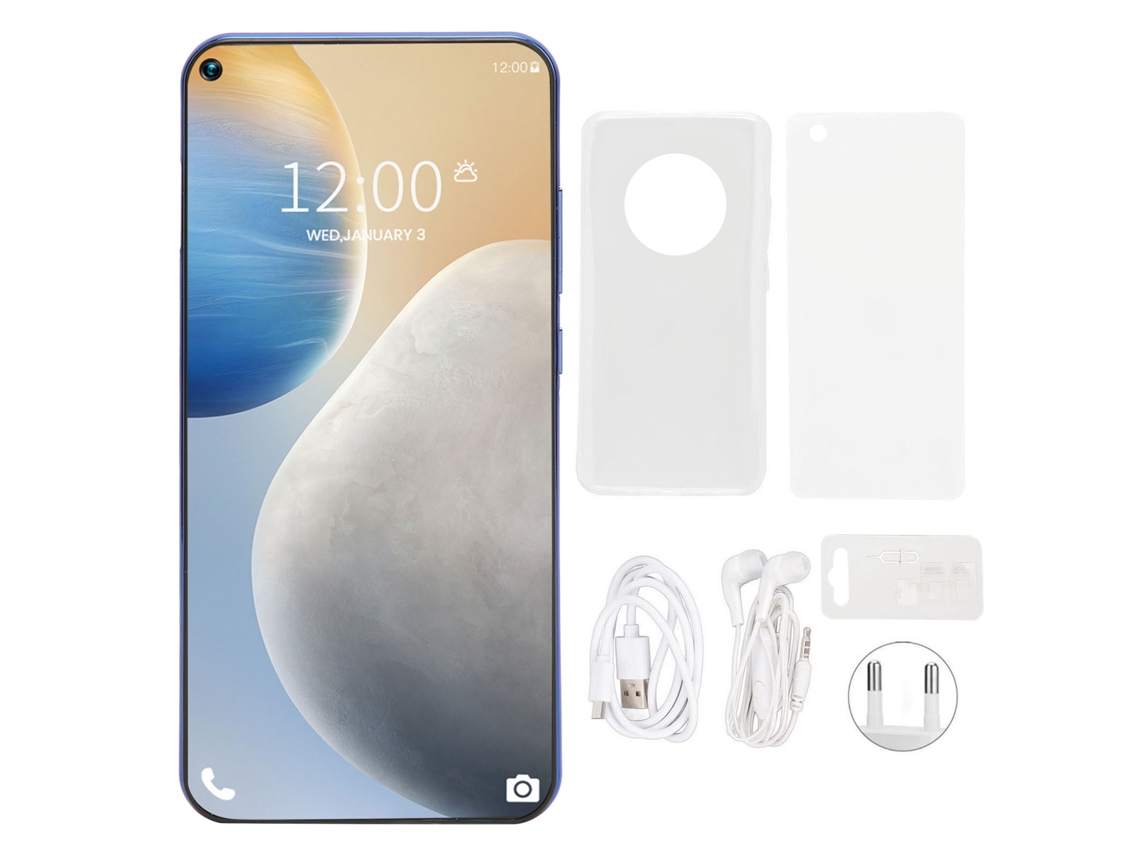 Smartphone Laxiscreed 4g Desbloqueado Com 4gb Ram E 128gb Armazenamento, Android 10 E Reconhecimento Facial