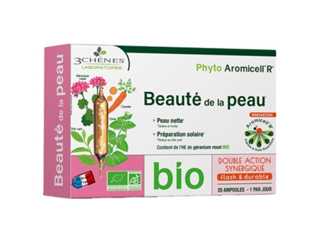 Les 3 Chênes Phyto Aromicell'R Skin Beauty Orgânico 20 Ampolas LES 3 CHÊNES