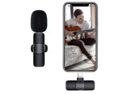 Microfone Lavalier Sem Fio Microfone De Redução De Ruído Para Tiktok Gravação Vlog Live Streaming Qh Nostalgia88