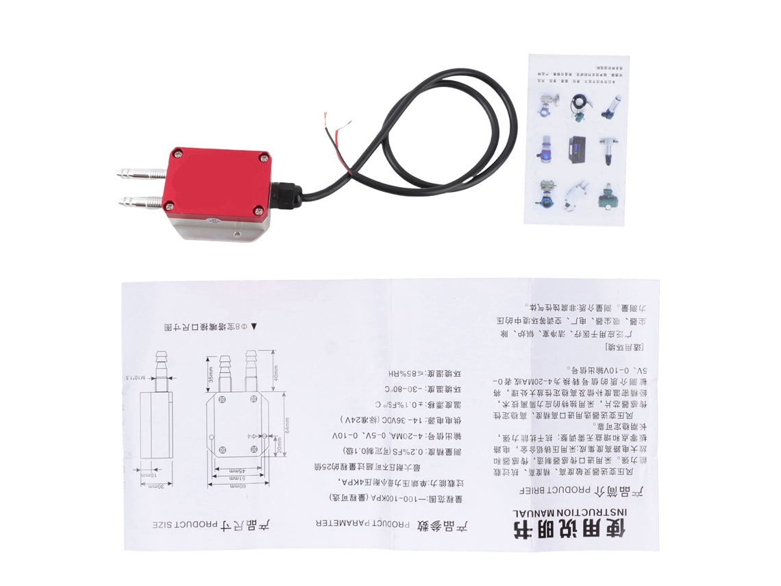 Transmissor de Pressão de Vento Micro Dc24v YURU