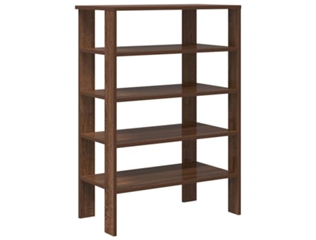 Sapateira VIDAXL Marrom Madeira processada (61x32x87,5 cm)