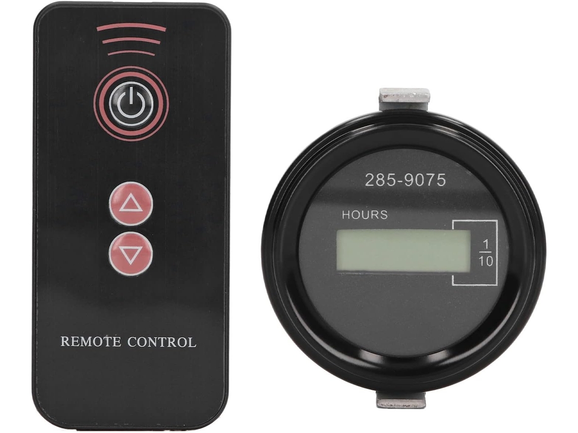 Temporizador Eletrônico Remoto Com Visor Lcd E Contador De Horas Para