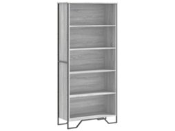 Estante de Derivados da Madeira Cinzento Sonoma MAISON EXCLUSIVE 80x31x169 cm