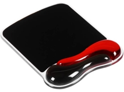 Tapete de Rato KENSINGTON Tapete para rato Duo Gel em vermelho/cinzento