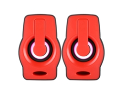 Caixa De Som Estéreo Inteligente Mini Colorida Usb Led Para Laptop, Desktop E Telefone Inteligente