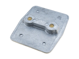 Ânodo de Alumínio Rec97-8M0137814Al Prateado 200 X 315 Mmrecmar