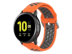 Pulseira Esportiva Bicolor Com Fecho De 20 Mm Para Galaxy Watch Active2 / Active.