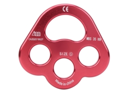 Placa de Apoyo con 3 Orificios para Escalada y Rigging S/MARCA