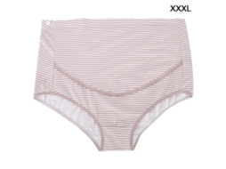 Calcinha modeladora de cintura alta para gestantes, em algodão, tamanho XXXL.