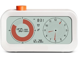 Cronômetro Visual Recarregável Com Alarme E Calendário Para Estudos.