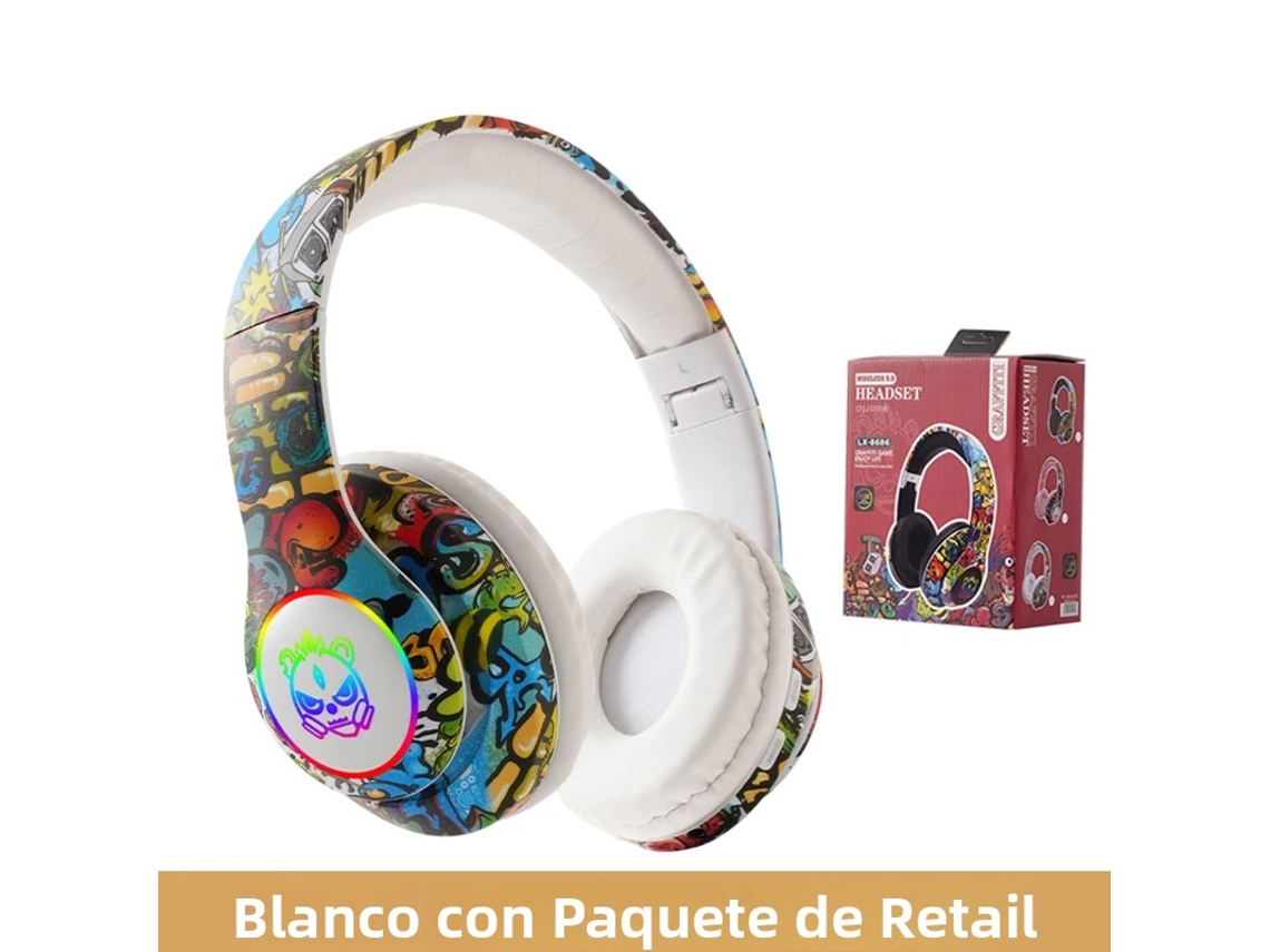 FONES DE OUVIDO MDUG estéreo sem fio com cancelamento de ruído rosa