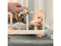 Primerox 4pcs Brinquedos de Madeira Seguros com Chocalhos para Bebê Educativos Musicais de Grasping