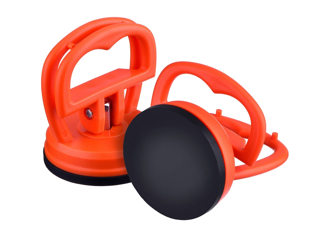 Kit Com 2 Removedores De Amassados​​ 5, 5cm A Vácuo Para Carros, Ferramenta Para Remover Amassados​​ Na Lataria, Laranja