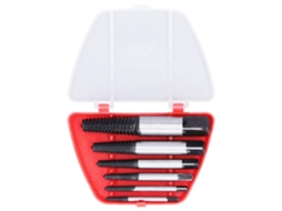 Conjunto De 6 Extratores Parafusos, Brocas De Aço Carbono Para Remoção Parafusos Quebrados, Ferramenta Portátil