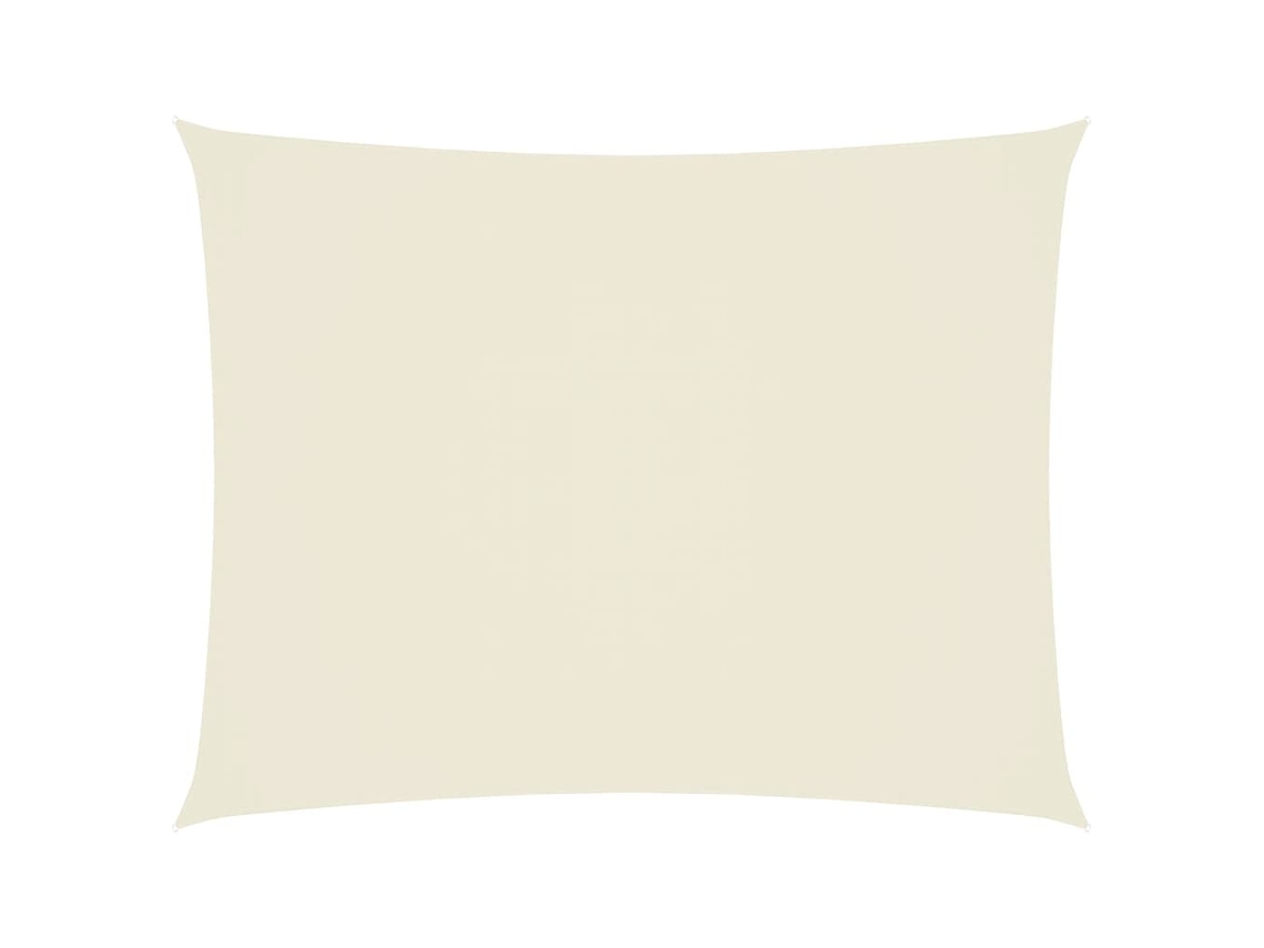Vela de proteção solar retangular em tecido Oxford 2x3,5 m Cor Creme MAISON EXCLUSIVE