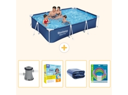 Bestway Piscina Bestway Steel Pro Retangular - 300x201x66 Cm - 5-peças S181