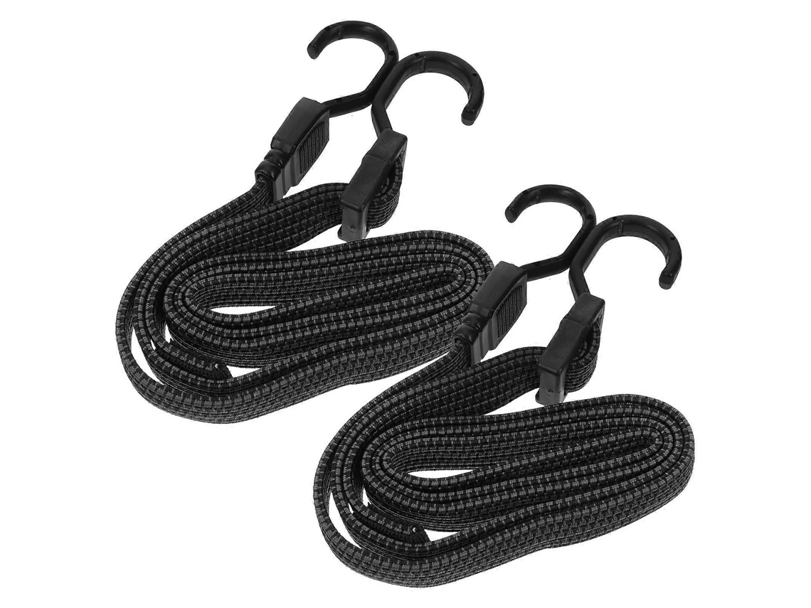 2 Cordas Elásticas Com Gancho Para Amarração De Cargas