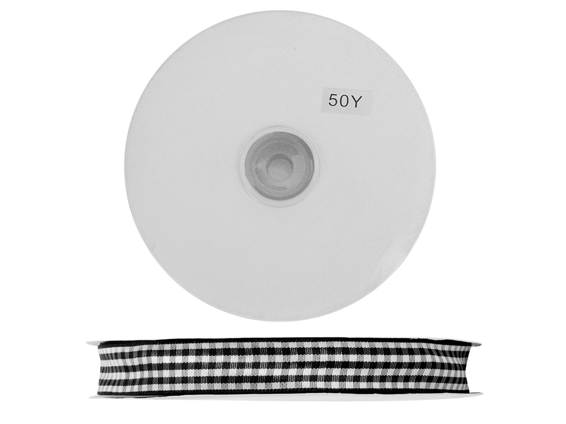 Listras Preto Branco 50 Jardas Decoração Diy