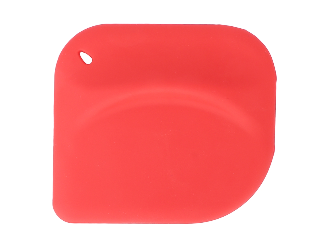 Espátula de silicone para depilação com cera vermelha