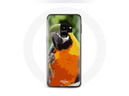 Capa para Samsung galaxy S9 plus Araras PapagaioLaranja Verde