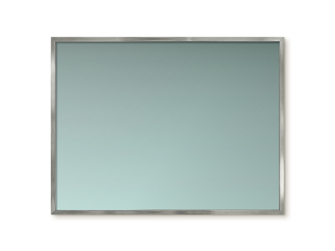 Quadro de vidro magnético creme degradê para hall de entrada Espelharte (80x60 cm)