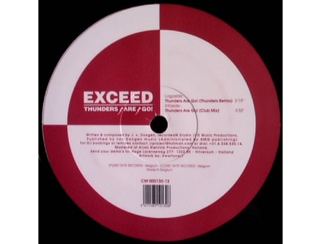 Vinil Thunders Are Go! Club Mad Recordings