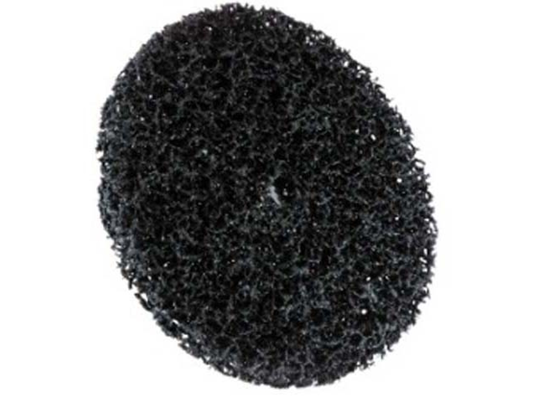 Escova Abrasiva Circular C/ Adaptador Eabc-adp-bk Macfer 150mm Preta (bls)