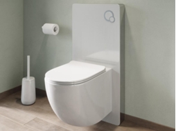 Sanita VENTE-UNIQUE.PT Flutuante com Estrutura Decorativa Branco Brilhante Javoine