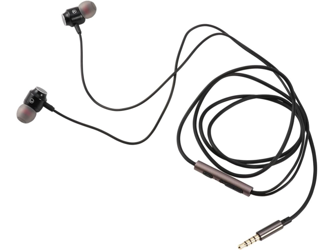Fones De Ouvido Com Conector 3,5 Mm, Cabo 1,2 M E Fixação Para