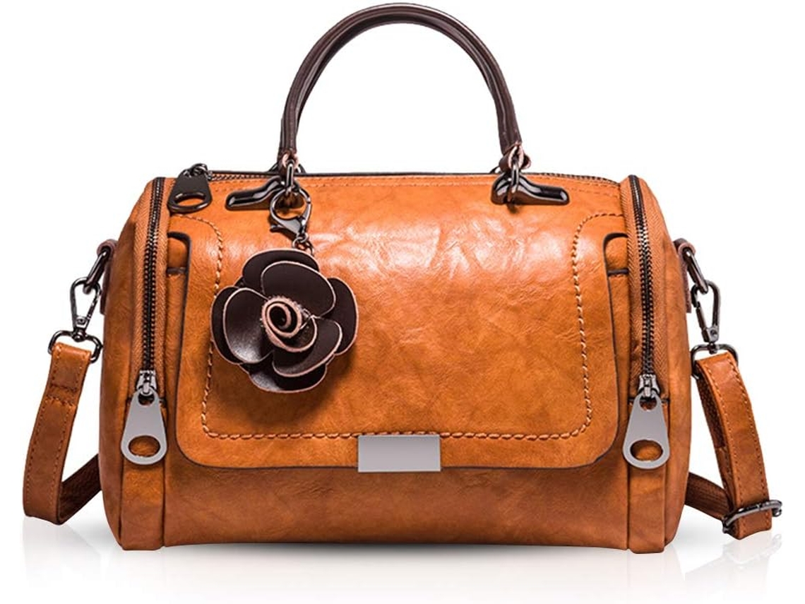 Bolsa Retro Flores 3d Leve