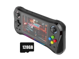 Console portátil X8m com 128 Gb, mais de 25.000 jogos e tela ips de 4,5 polegadas GOKOCO
