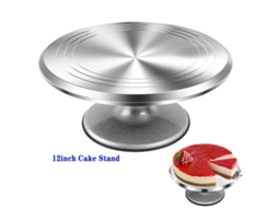 Suporte Para Bolo De 12, Girador De Bolo, Suprimentos Para Decoração De Bolo, Plataforma Giratória Redonda Zeuxo